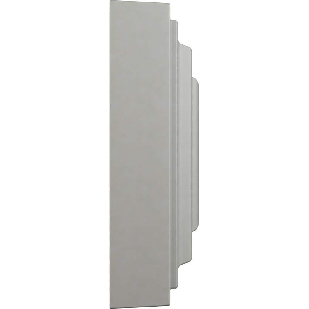 Leandros White Solid Urethane Decorative Rosette