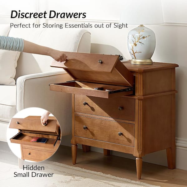 small ikea dresser GULLABERG 3-drawer Chest of drawers with 6 spacious and smooth Wood Dressers for Bedroom -