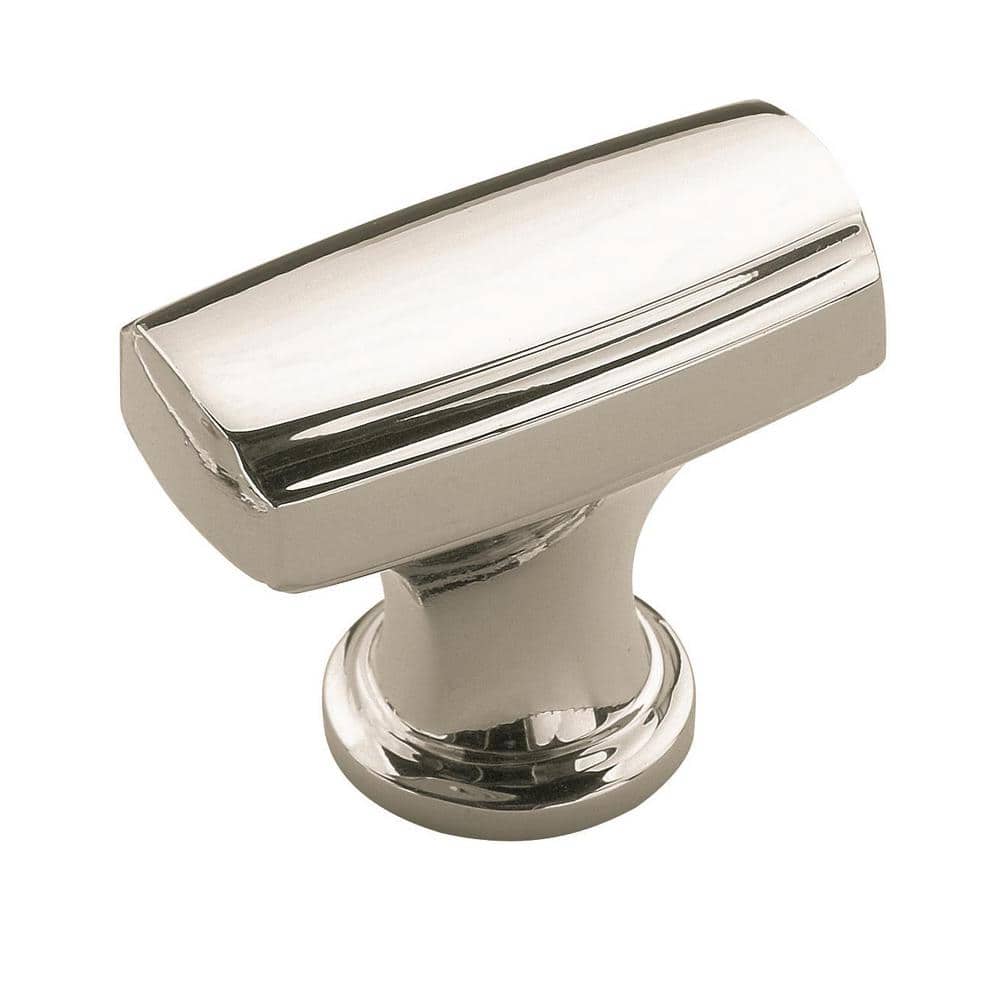 Highland Ridge 1-3/8 in. (35mm) Classic Polished Nickel Bar Cabinet Knob