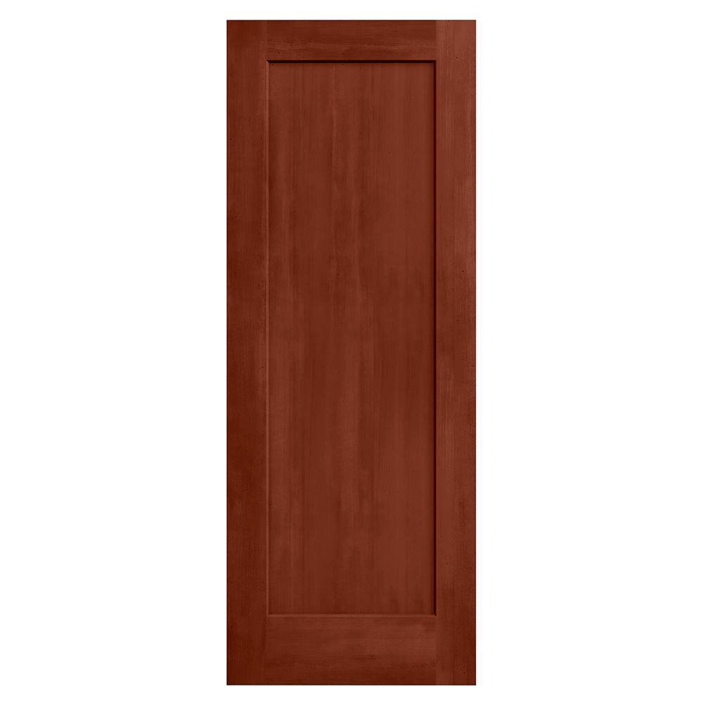 JELDWEN 28 in. x 80 in. Madison Amaretto Stain Molded Composite MDF