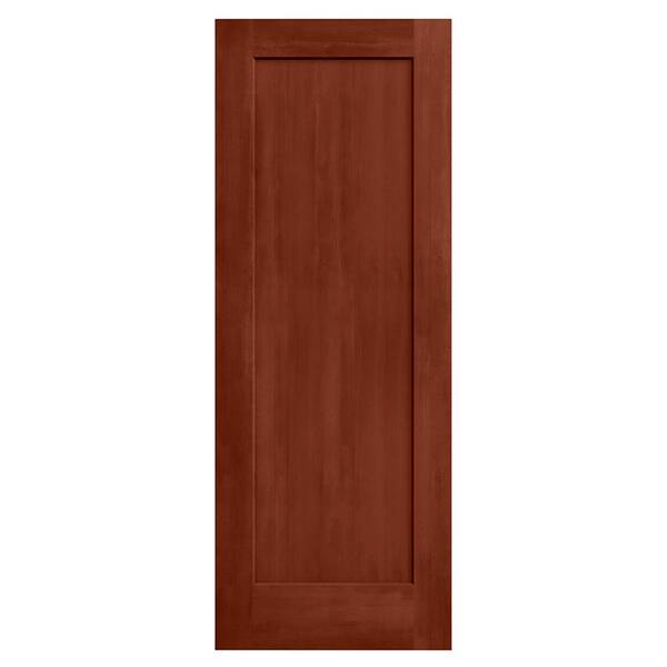 JELD-WEN 30 in. x 80 in. Madison Amaretto Stain Solid Core Molded Composite MDF Interior Door Slab