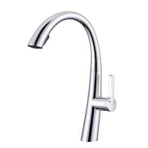 Single Handle Pull Out Sprayer Kitchen Faucet 1.5 GPM in Chrome