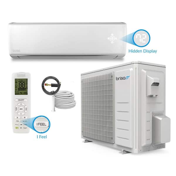 Brisa 17.5 SEER-2 12,000 BTU 1-Ton Ductless Mini Split Air Conditioner with Heat Pump 208/230-Volt
