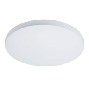 SMX 18 in. Edgeless Surface Mount LED Downlight w/ Selectable Lumens, Color Temperatures, Dimming-Round