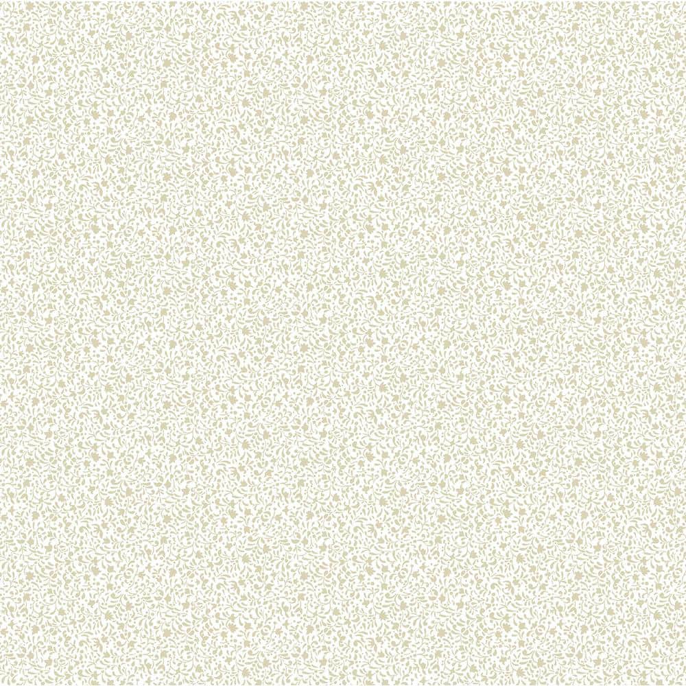 Beige Little Explorers 2 Tiny Botanical Flowers Matte Finish Non-Pasted Non