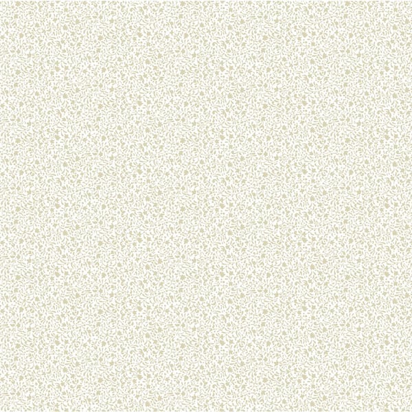Unbranded Beige Little Explorers 2 Tiny Botanical Flowers Matte Finish Non-Pasted Non-Woven Wallpaper Sample