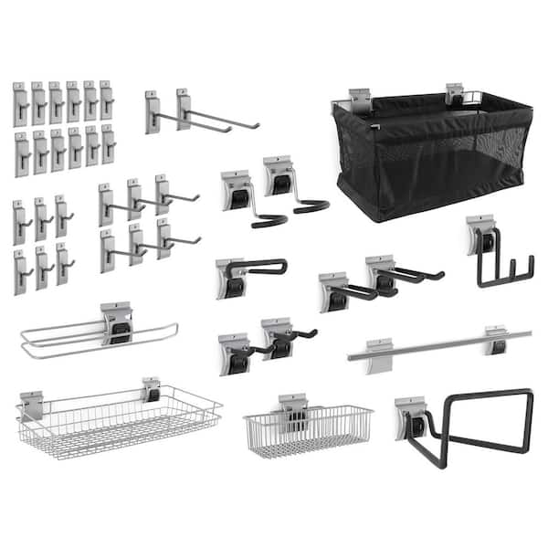 NewAge Products 71.75 in. H x 0.66 in. W PVC Slatwall Panels Set