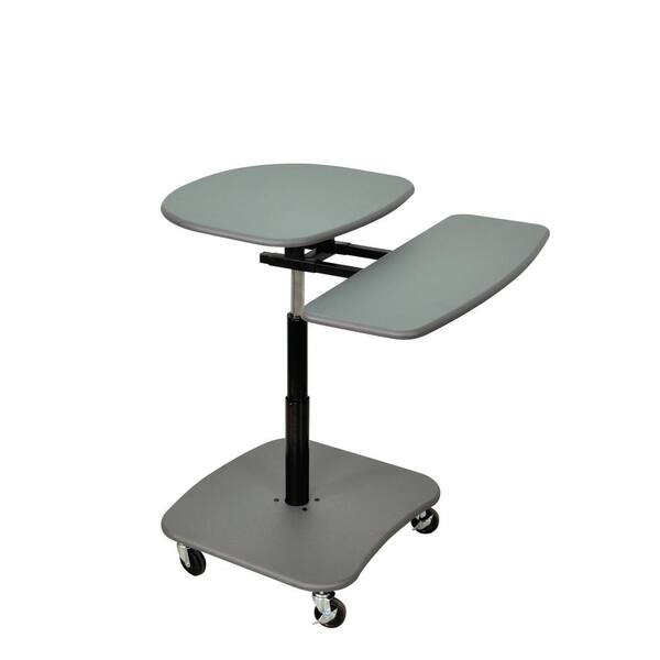 Luxor Adjustable Height Computer Workstation in Gray