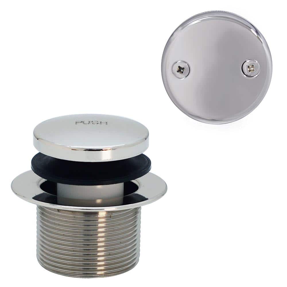 1-1/2 in. NPSM Tip Toe Tub Trim Set with 2-Hole Overflow Faceplate in Polished Nickel price history on PriceWatchPro