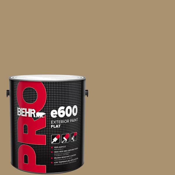 1 gal. #ECC-51-1 Hiking Trail Flat Exterior Paint