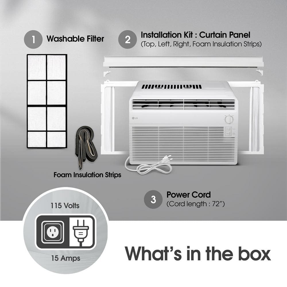 White 15000 BTU Portable Air Conditioner with Remote Control