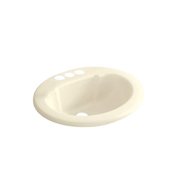 STERLING Drop-in Vikrell Bathroom Sink in Biscuit-DISCONTINUED