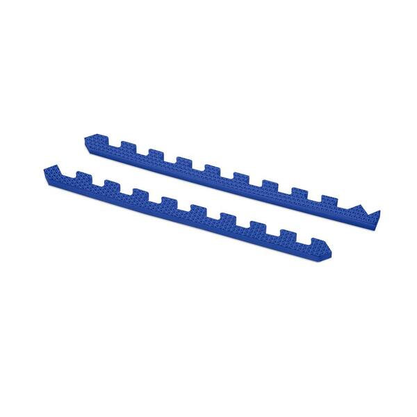 Norsk Solid Blue 24 in. x 24 in. Eva Foam Sport Interlocking Tiles