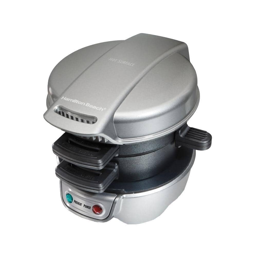 Have a question about Hamilton Beach 600 W Silver Non-Stick Breakfast  Sandwich Maker? - Pg 1 - The Home Depot