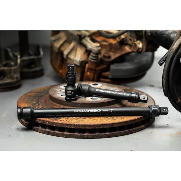 GEARWRENCH 1/2 in. Drive Locking Impact Extension Set 3 in., 6 in