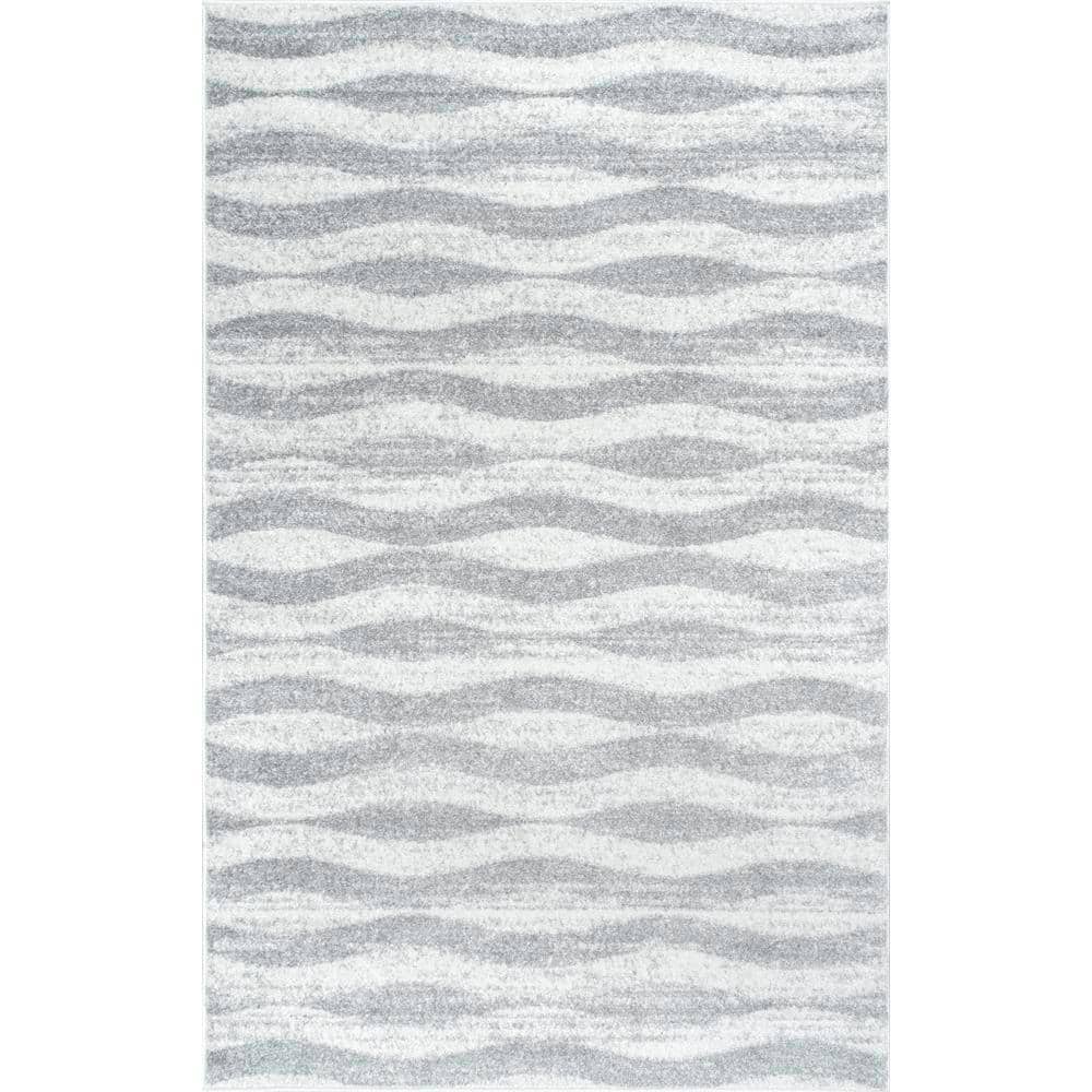 nuLOOM Tristan Modern Striped Gray 8 ft. x 10 ft. Area Rug BDSM02A-76096 -  The Home Depot