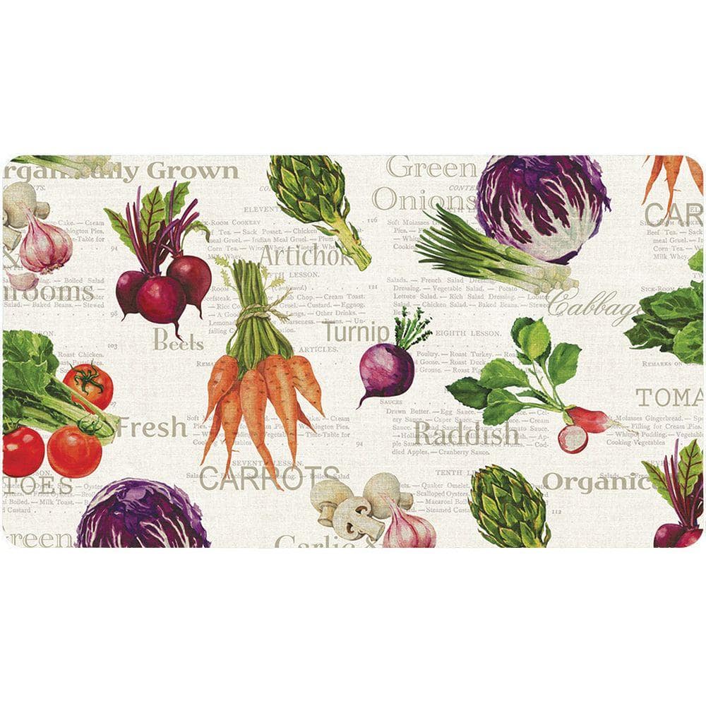 TrafficMaster 20 in. x 36 in. Veggie Foam Mat 60122075320x36 The Home Depot