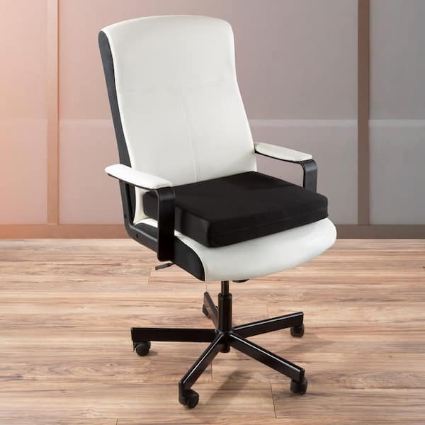 Bluestone 3 In Black Thick Memory Foam And Gel Layered Seat Cushion Hw8911060 - How To Wash Memory Foam Seat Cushion