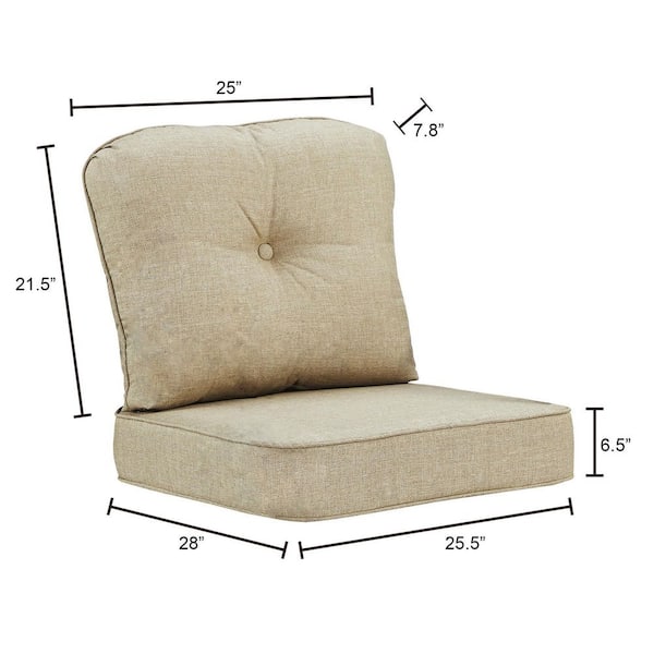 Oakland Living Dining Chair 28 x 28 Outdoor Patio Deep Seating