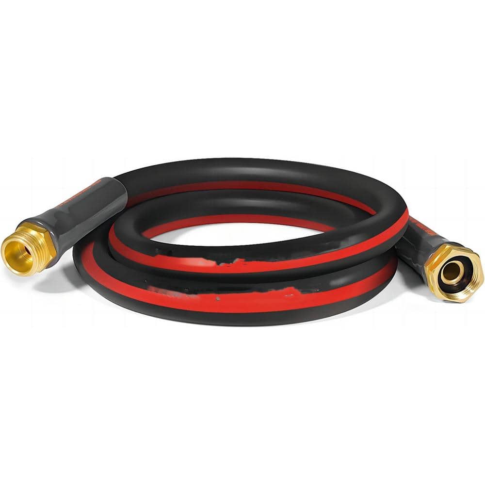 5/8 in. x 5 ft. Short Garden Hose a Durable Regular Hose with Solid Brass C