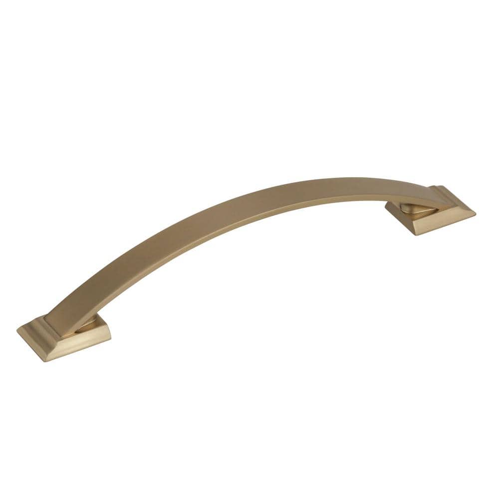 Candler 6-5/16 in. (160mm) Classic Golden Champagne Arch Cabinet Pull