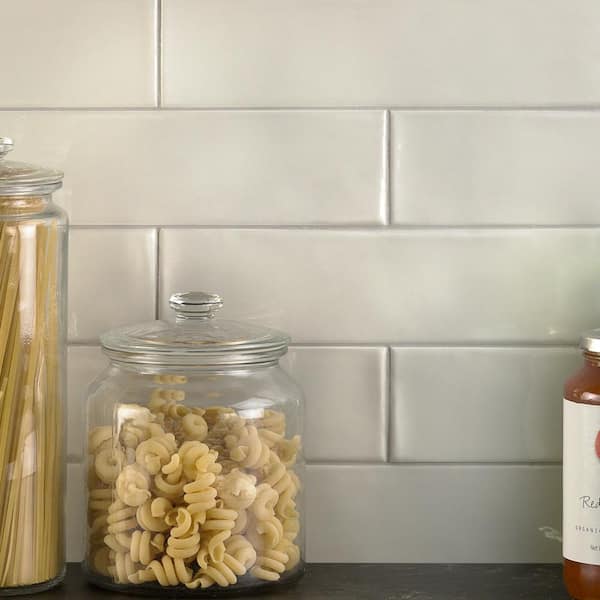Birmingham Dove Gray 3 in. x 12 in. Polished Ceramic Subway Tile (5.38 sq. ft. / box)