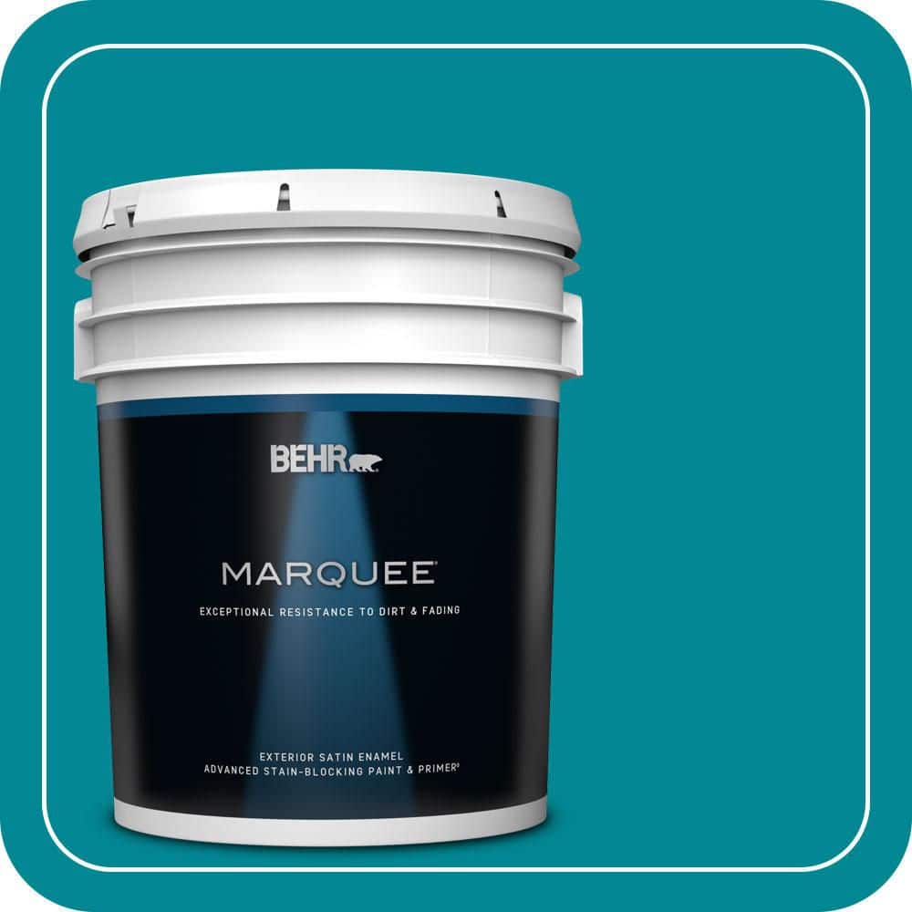 5 gal. Home Decorators Collection #HDC-SM16-06 Blue Slushie Satin Enamel Exterior Paint & Primer price history on PriceWatchPro