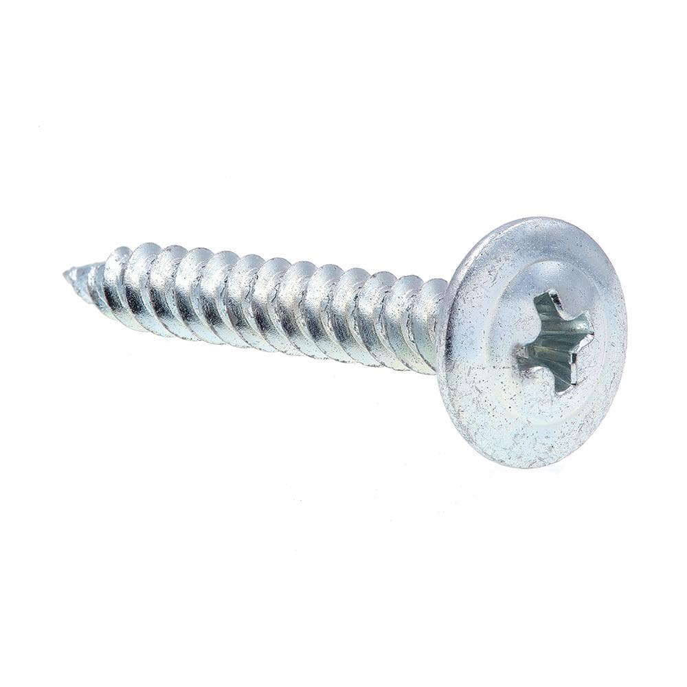 Prime-Line #8 x 1-1/4 in Zinc Plated Steel Phillips Drive Modified Truss Head Lath Screws (50-Pack) 9040258