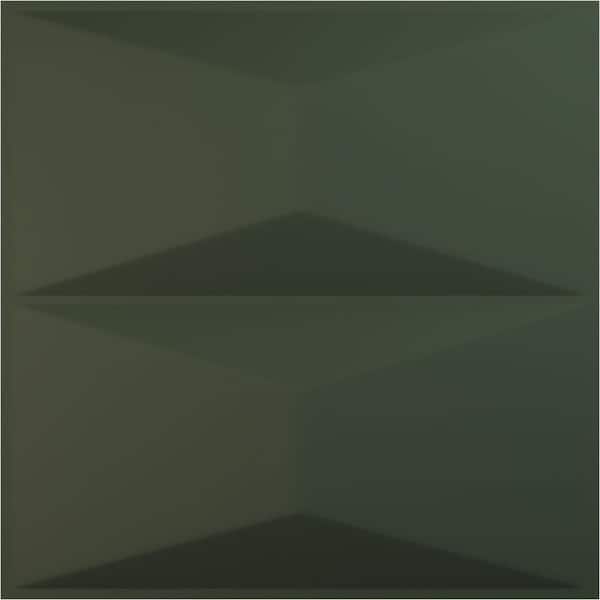 11 7/8 in. x 11 7/8 in. Aberdeen EnduraWall Decorative 3D Wall Panel, Satin Hunt Club Green (Covers 0.98 Sq. Ft.)