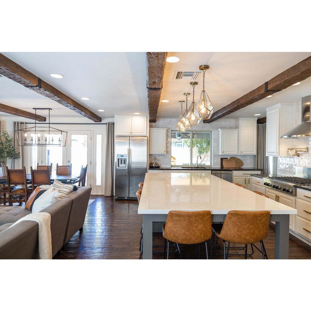 13' Medium Oak Hand Hewn Faux Wood Beam