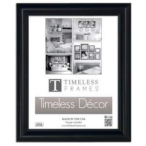 10x20 Traditional Black Complete Wood Picture Frame with UV