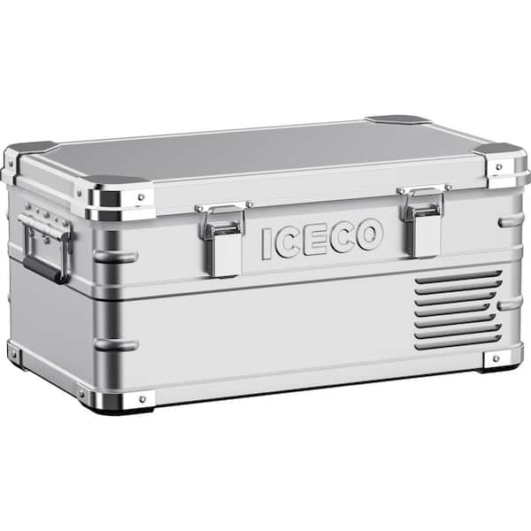 APL20 Aluminum 0.7 cu. ft. Manual Defrost Single Zone Portable Freezer in Silver