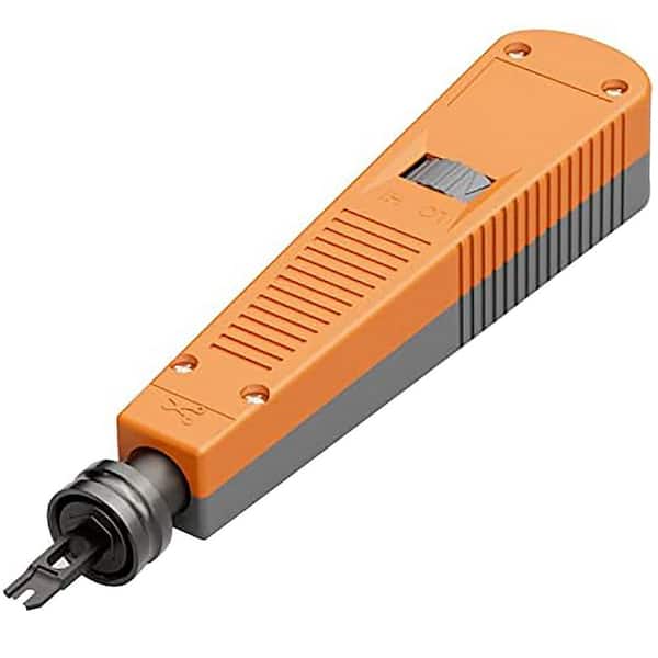 Punch Down Tool with 110 Blade for Ethernet Keystone Jack Network Cable Repair High Low Impact Cuts