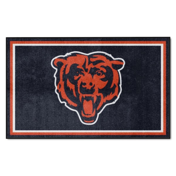 Chicago Bears 4ft. x 6ft. Plush Area Rug