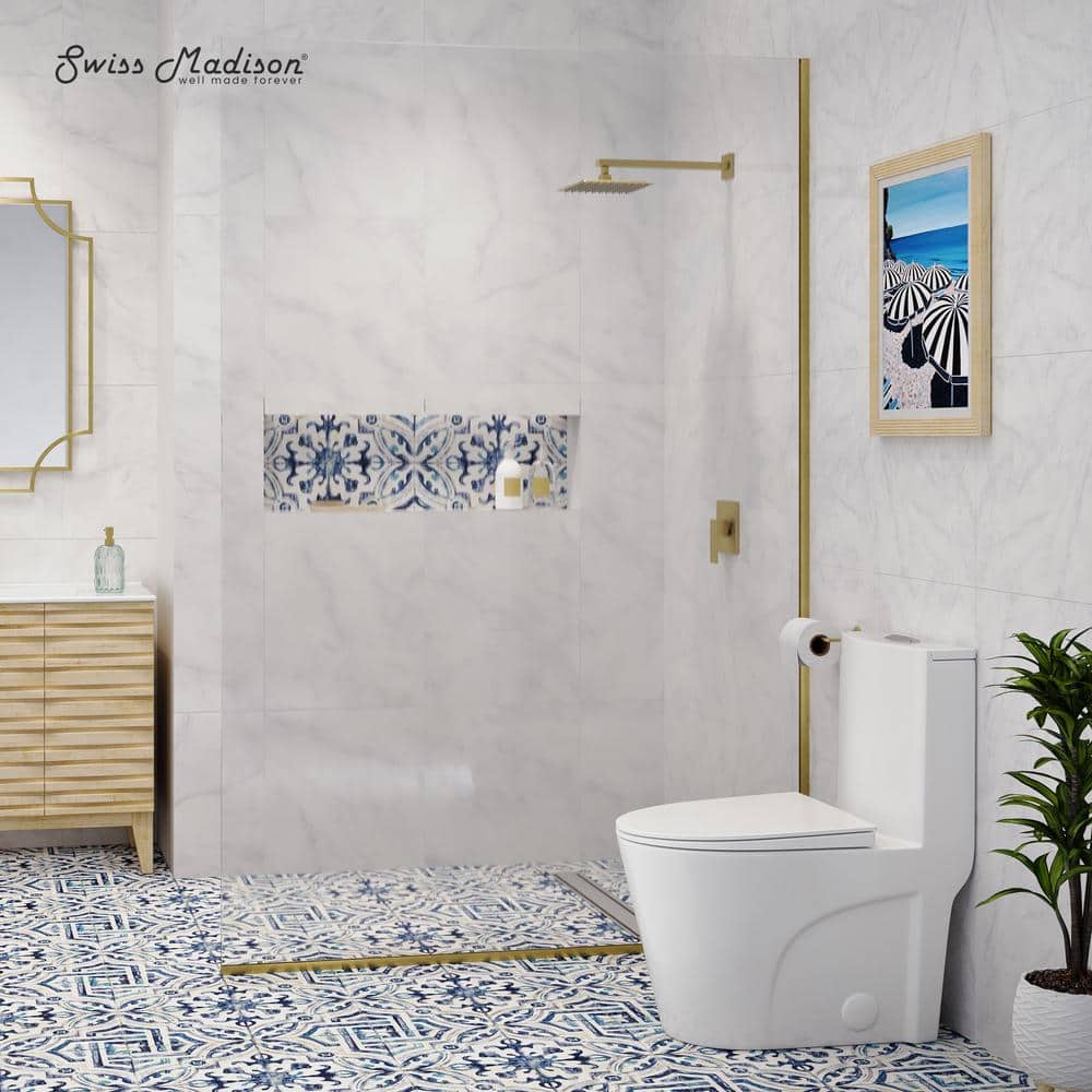 White Elongated Dual Flush High Efficiency Toilet