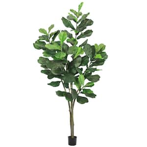 7ft Artificial Fiddle Leaf Fig Tree in Pot