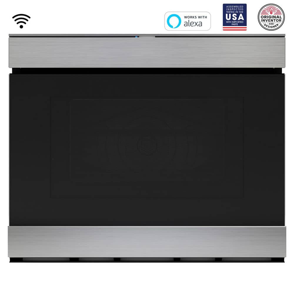 24 in. Built-in Smart Stainless Steel Electric Convection Microwave Drawer Oven price history on PriceWatchPro