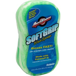 Auto Show Soft Grip Car Wash Sponge (Case of 12), Assorted