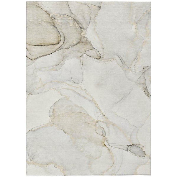 Addison Rugs Chantille ACN523 Beige 10 ft. x 14 ft. Machine Washable Indoor/Outdoor Geometric Area Rug