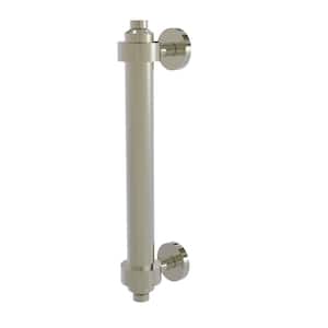 8 in. Center-to-Center Door Pull in Polished Nickel