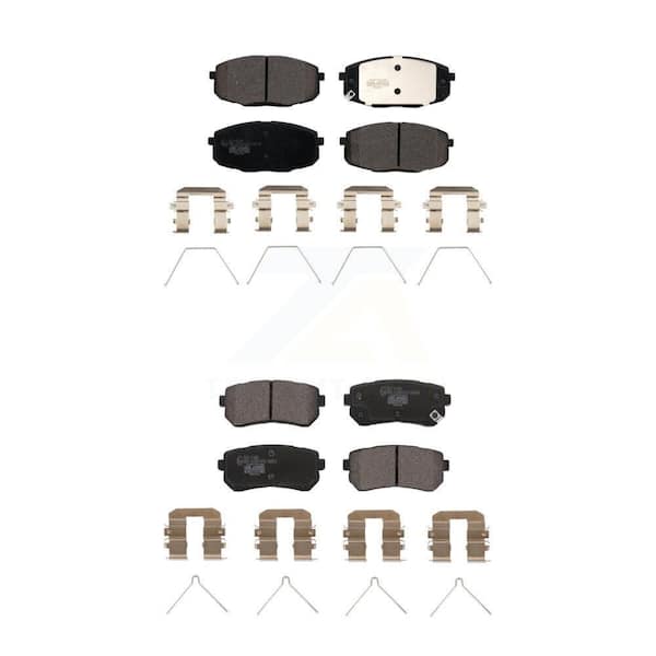TEC Front Rear Ceramic Brake Pads Kit For Hyundai Kona Kia Seltos KTC-100652