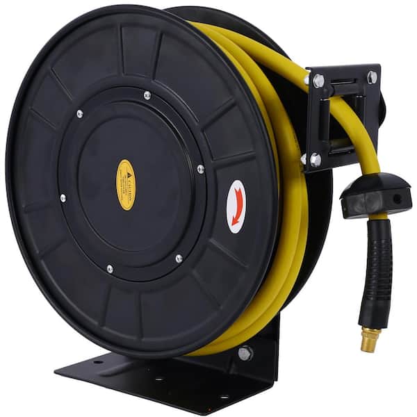 50 Ft. Air Hose Reel Retractable Wall or Ceiling Mout for Air