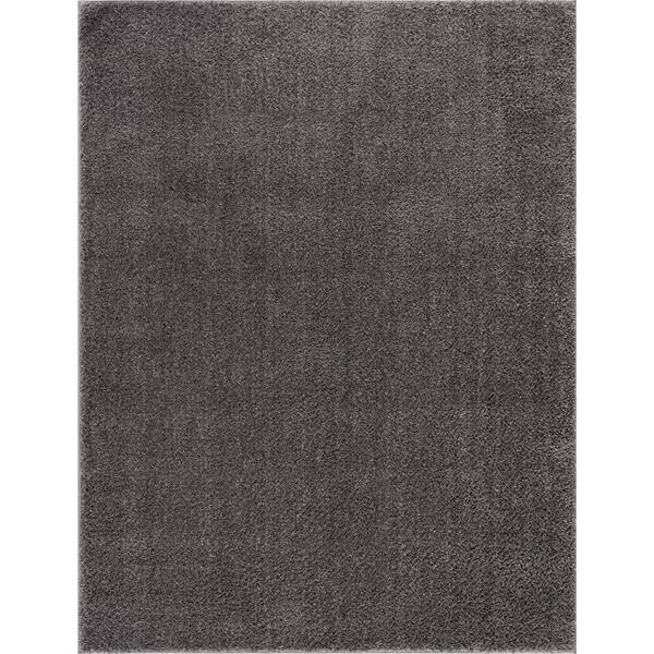 Hauteloom Dark Gray Bathroom Rug Washable | Bath Mat