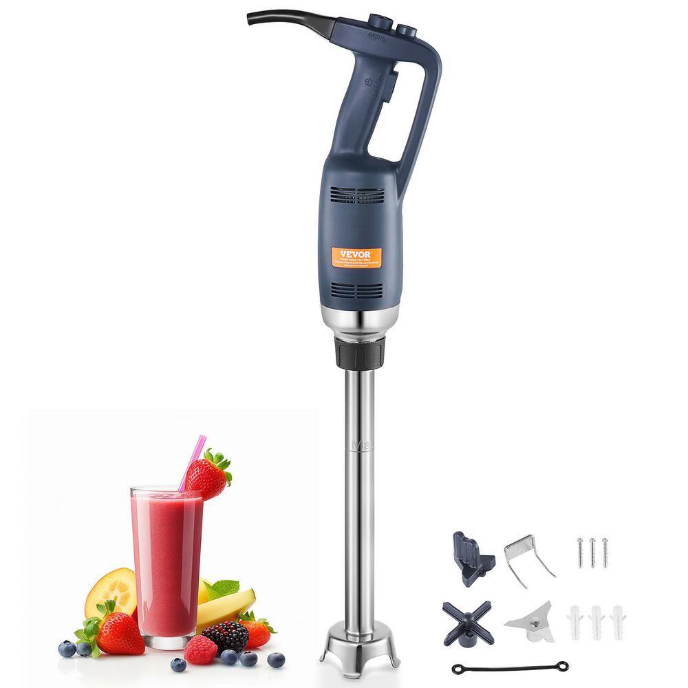 Commercial Immersion Blender, 350W Heavy Duty Hand Mixer 20 in. Stepless Variable Speed Mixer with Stainless Steel Blade