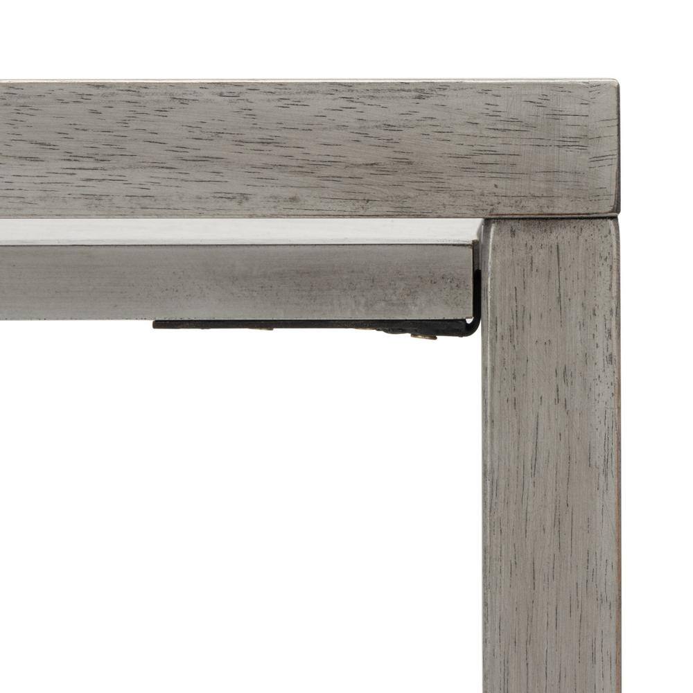 Osgood Dark Grey Solid Wood Folding Writing Desk