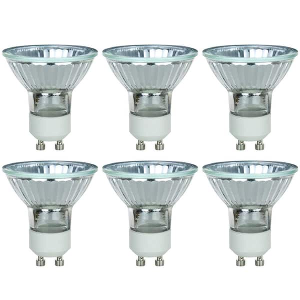 Sunlite 20-Watt MR16 Flood Halogen GU10 Base Light Bulbs (6-Pack) HD02288-6  - The Home Depot