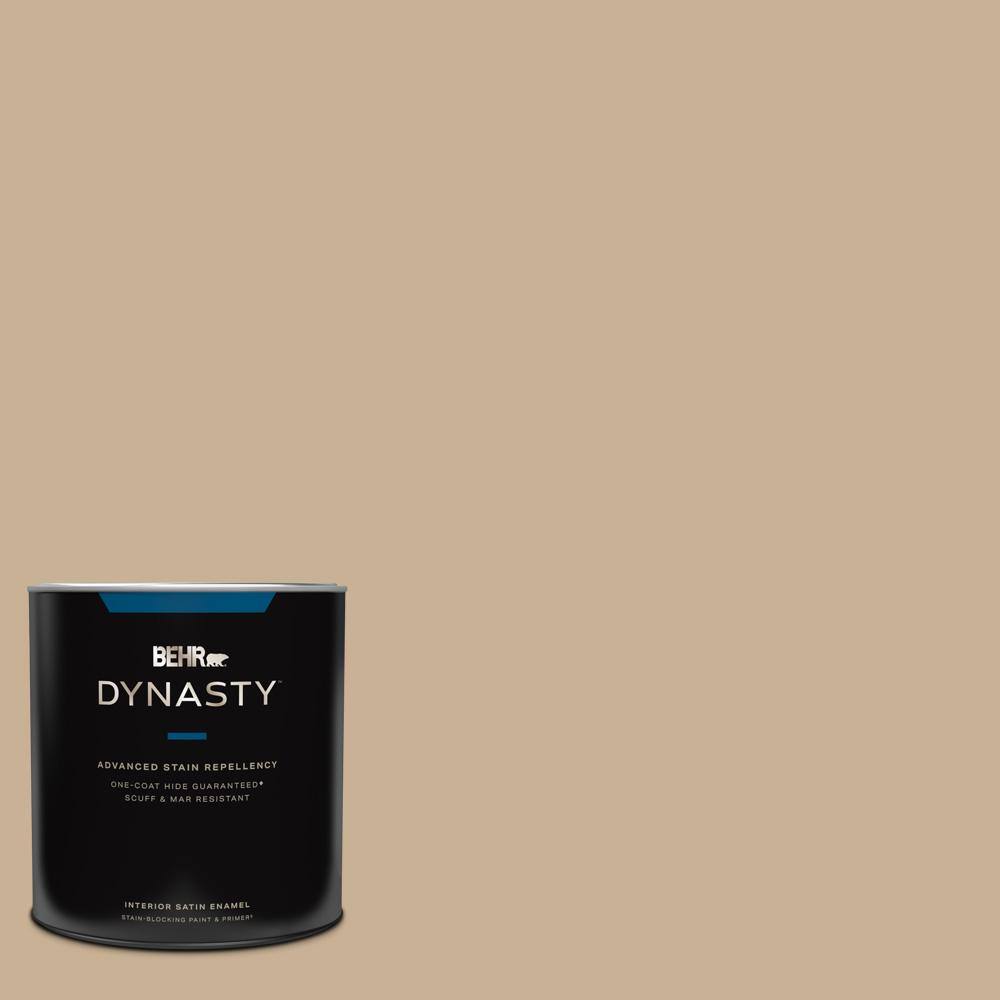 BEHR DYNASTY 1 qt. MQ246 Basswood OneCoat Hide Satin Enamel Interior