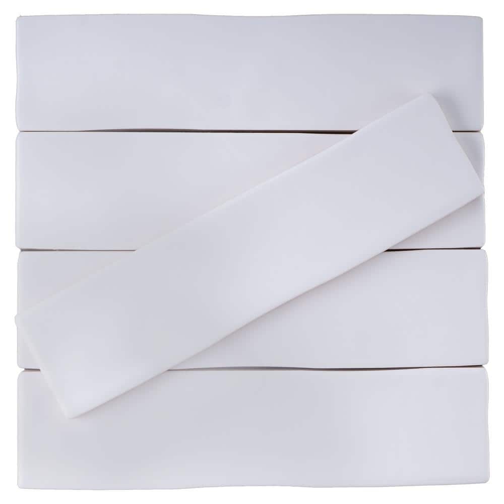 Matte White 3x12 Ceramic Subway Wall Tile
