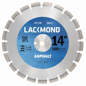 SPL Series Asphalt/Block Blade 14 in. x 0.125 in. - 20 mm Arbor