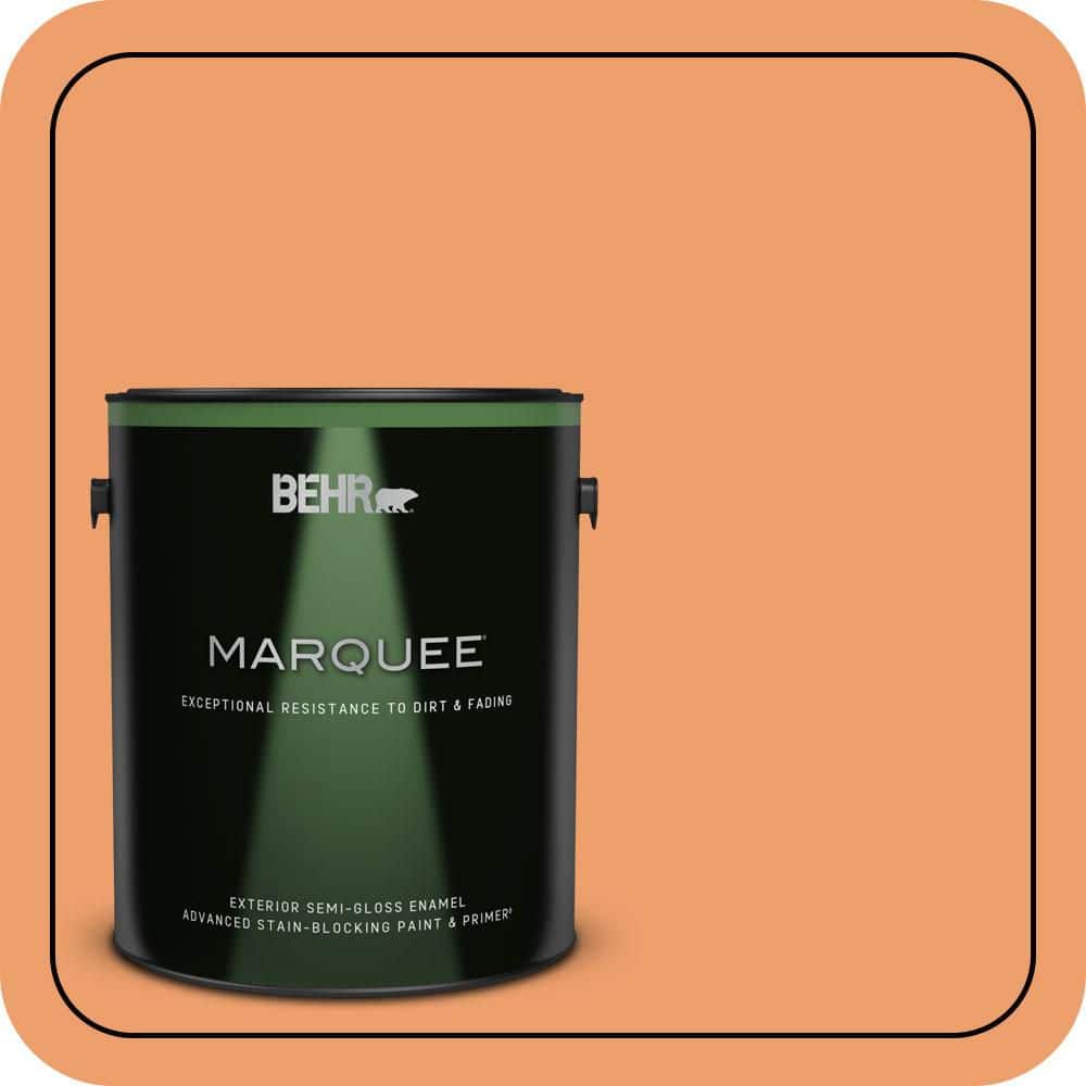 1 gal. #250D-5 Florida Mango Semi-Gloss Enamel Exterior Paint & Primer product image for price tracking
